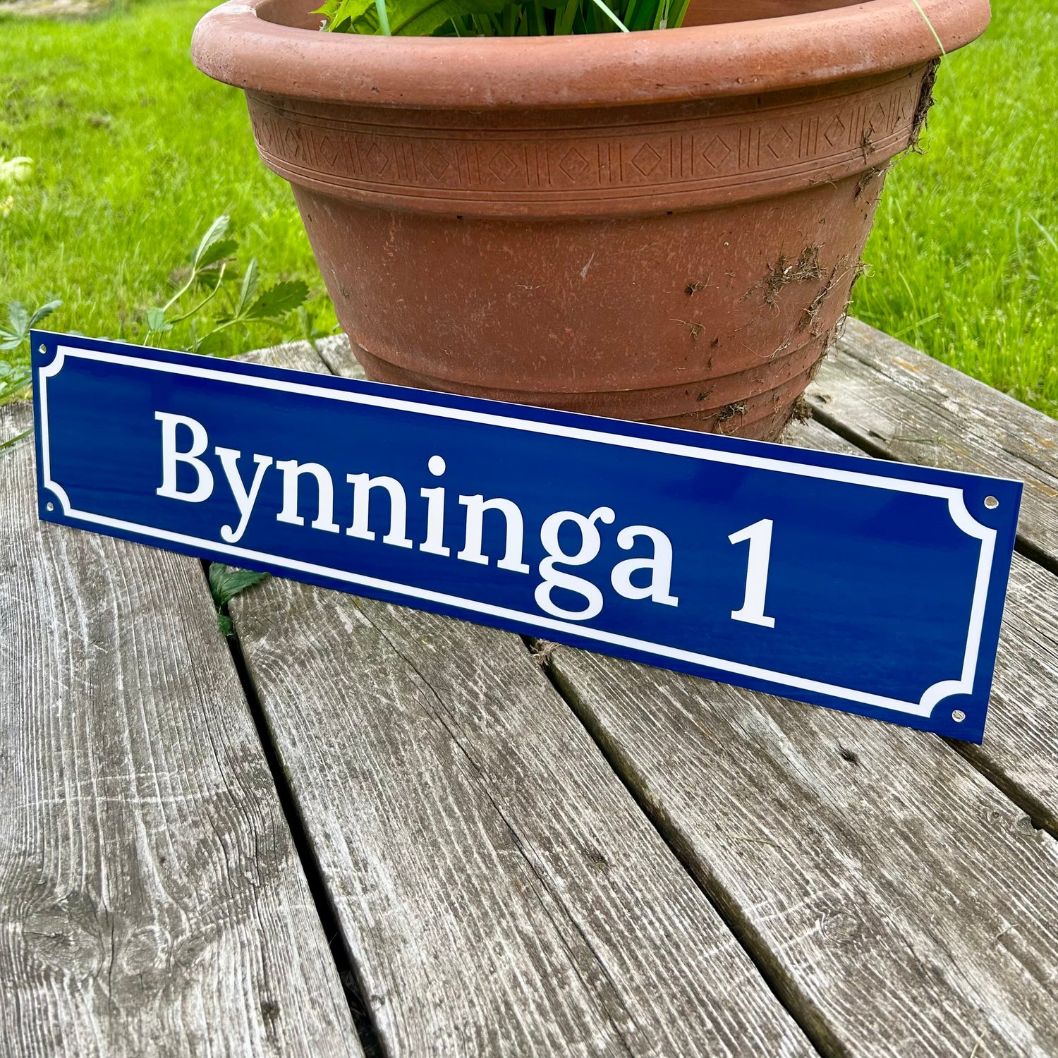 Husskyltar - 500x110mm